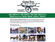 Tablet Screenshot of gametote.com